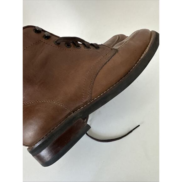 Thursday Diplomat Moc Toe Brown Nubuck Lace Up Boots Men\'s Size 10.5 Leather main image 8